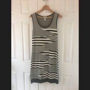 Black & White Knit Dress